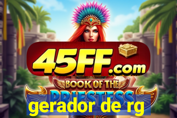 gerador de rg